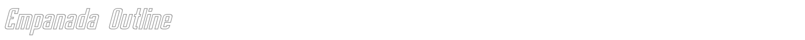 Empanada font preview